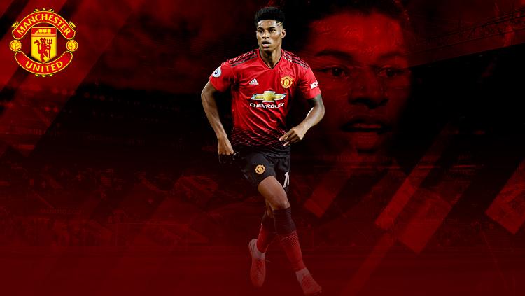 Marcus Rashford striker Man United