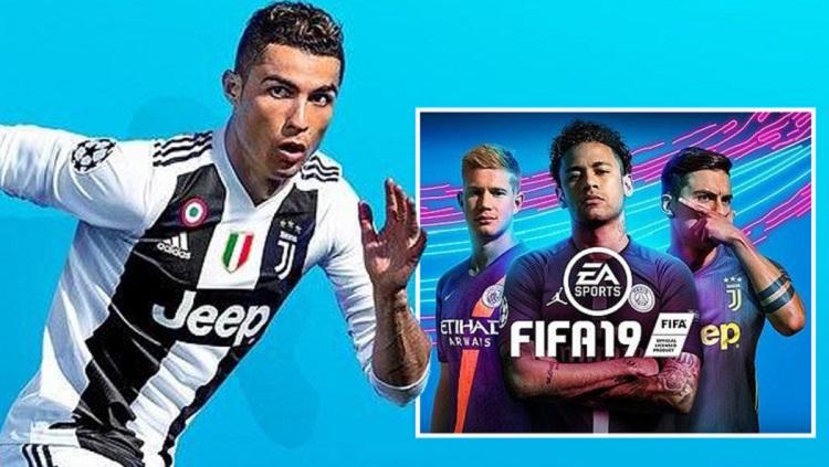 Sampul FIFA 19 yang tidak lagi menyertakan megabintang Cristiano Ronaldo