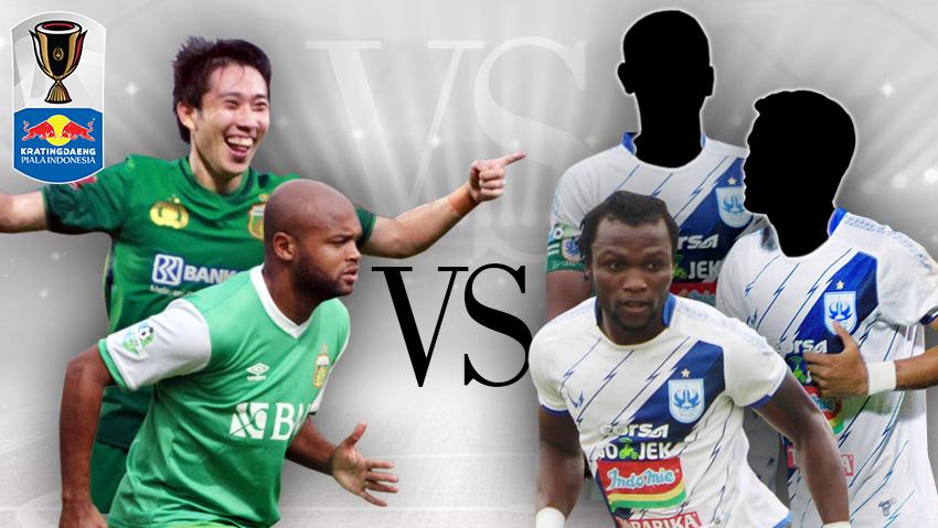 Adu hebat pemain asing Bhayangkara vs PSIS Semarang di Kratingdaeng Piala Indonesia 2019.