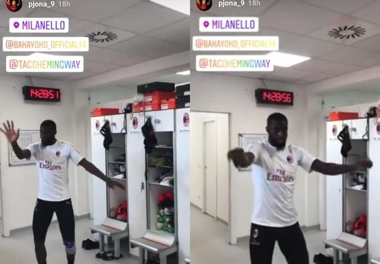 Piatek Nyanyikan Chant Bakayoko Copyright: Instagram Piatek (@pjona_9