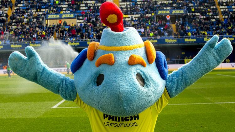 Groguet maskot klub sepak bola Villareal Copyright: Istimewa