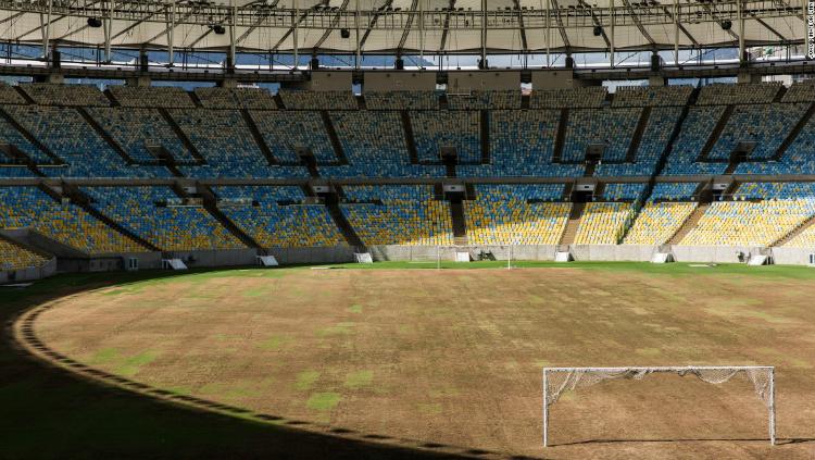 Stadion Maracana di Brasil yang sempat terbengkalai usai Olimpiade Rio 2016. Copyright: CNN