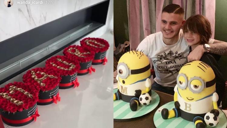 Ulangtahun Mauro Icardi Copyright: Instagram Wanda Nara (@wanda_icardi)