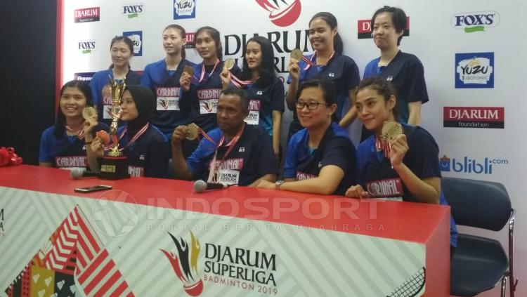 Tim putri Mutiara Cardinal.