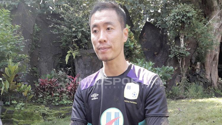 Kiper Barito Putera, Yoo Jae-hoon Copyright: Ian Setiawan/INDOSPORT