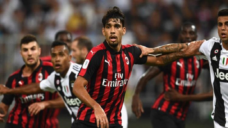 Gelandang AC Milan, Lucas Paqueta yang saat ini membela West Ham United - INDOSPORT