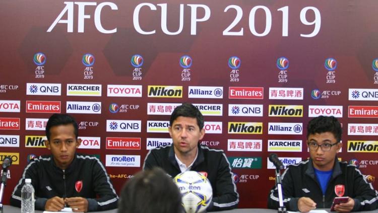 Jumpa pers jelang laga Home United vs PSM Makassar