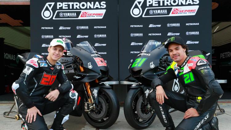 Salah satu tim baru di MotoGP 2019, Yamaha Petronas SRT. - INDOSPORT