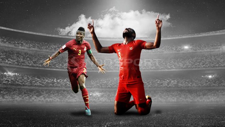 Gyan Asamoah dan Marinus Wanewar.