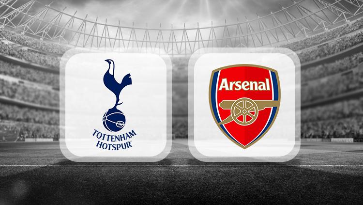 Logo Tottenham Hotspur vs Arsenal. - INDOSPORT