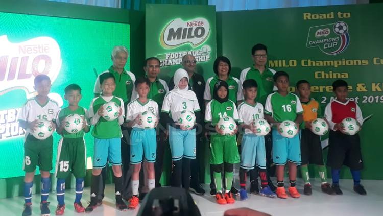 Acara jumpa pers kick-off MILO Football Championship 2019