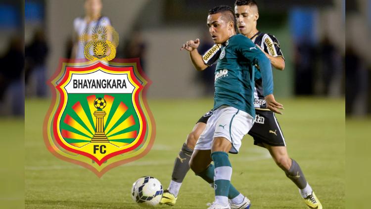 Gelandang asing anyar Bhayangkara FC asal Brasil, Esquerdinha. Copyright: INDOSPORT