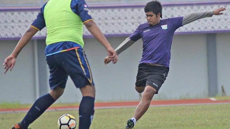 Kapten Persita Tangerang, Egy Melgiansyah dalam persiapan jelang Piala Presiden 2019. Copyright: Media Persita