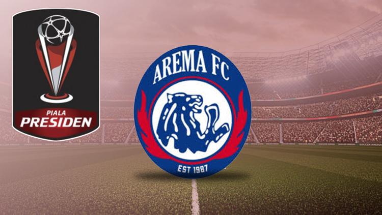 Logo Arema FC Piala Presiden Copyright: INDOSPORT