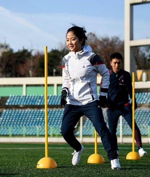 Lee Min-a berlatih dengan Timnas Korea Selatan Copyright: post-phinf