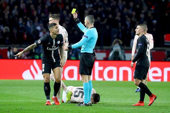 Damir Skomina di laga PSG vs Man United Copyright: INDOSPORT