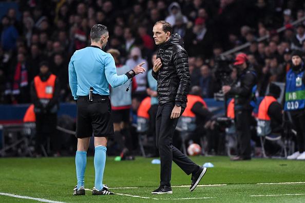 Damir Skomina di laga PSG vs Man United Copyright: INDOSPORT