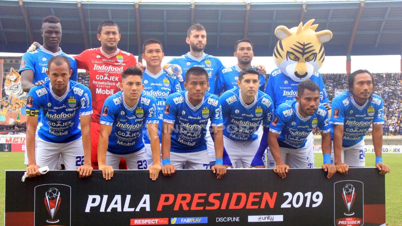 Starting eleven Persib Bandung menghadapi Persebaya. - INDOSPORT