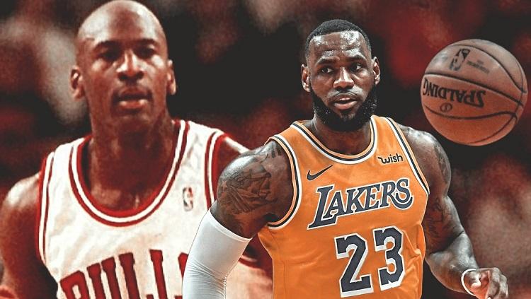 LeBron James lampaui rekor milik Jordan