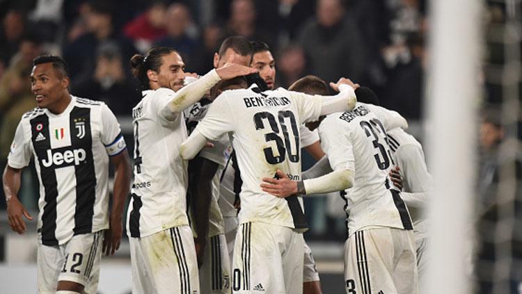 Selebrasi Para Pemain Juventus.