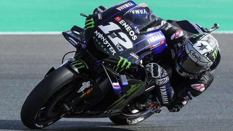 Maverick Vinales melakukan kesalahan fatal saat menjalani MotoGP Amerika 2019 yang membuatnya terlempar dari posisi 10 besar. - INDOSPORT