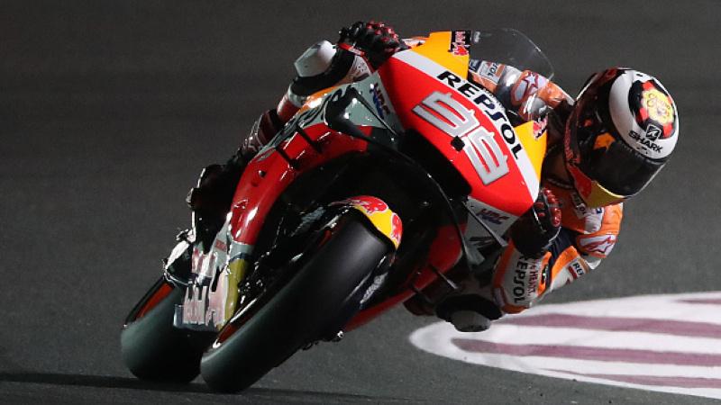 Jorge Lorenzo, pembalap MotoGP dari tim Repsol Honda.