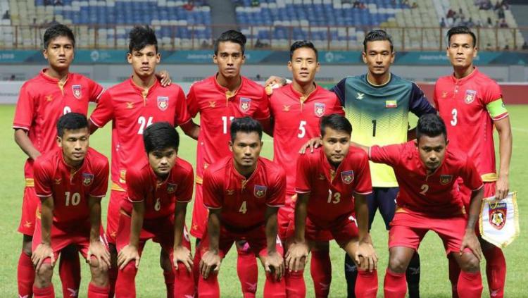 Skuat Myanmar di Piala AFF 2018.