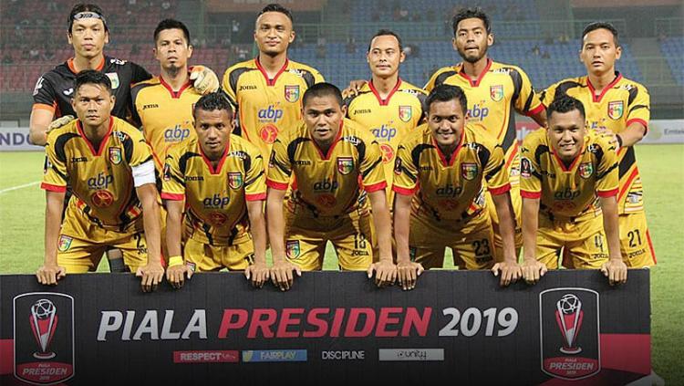 Mitra Kukar saat tampil di pertandingan Piala Presiden 2019 Copyright: mitrakukar.com