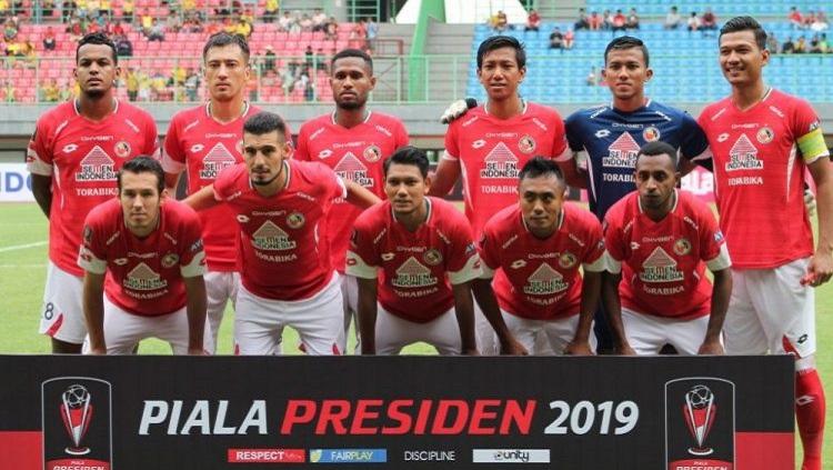 Skuat Semen Padang di Piala Presiden 2019