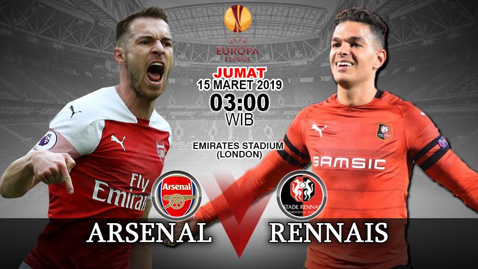 Prediksi pertandingan Arsenal vs Stade Rennes