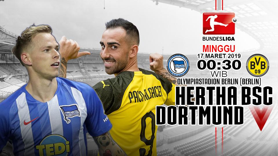 Prediksi pertandingan Hertha BSC vs Dortmund