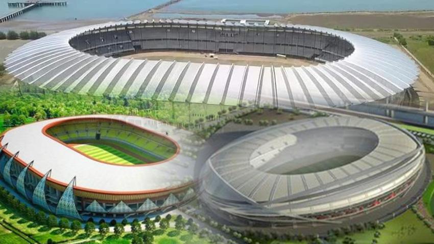 3 Stadion Indonesia berkelas internasional yang bisa digunakan di Tahun 2020-an. - INDOSPORT