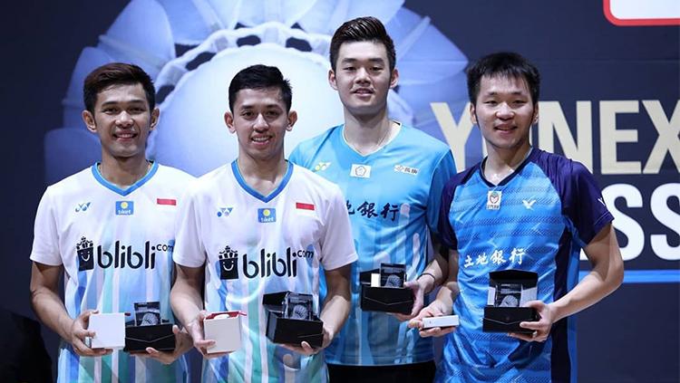 Pasangan Ganda Putra, Fajar Alfian/Muhammad Rian Ardianto sukses menjadi juara Swiss Open 2019