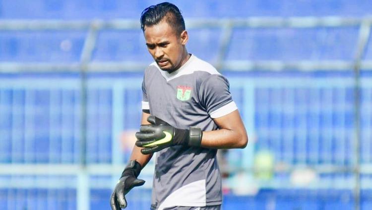 Kiper Persita Tangerang di Liga 2 2019, Annas Fitranto. Copyright: instagram.com/annas.fitranto