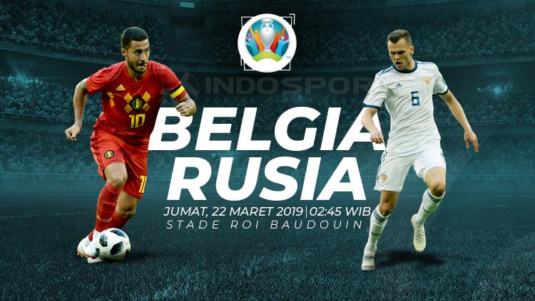 Prediksi Pertandingan Kualifikasi Euro 2020 Belgia Vs Rusia Indosport