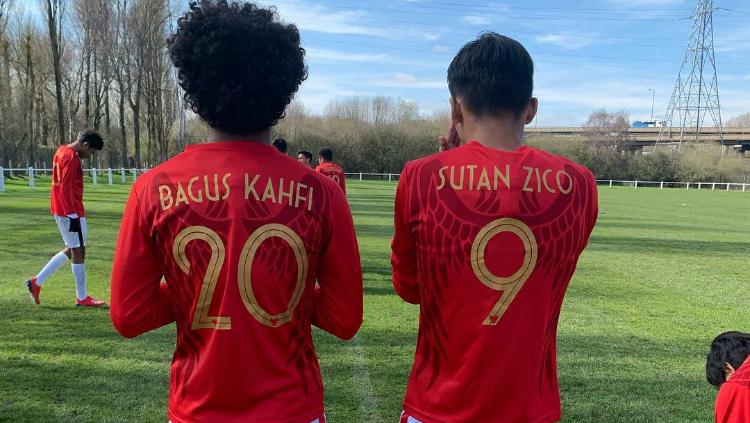 Skuat Timnas U-26 Garuda Selection Dalam Laga Kontra Huddersfield Town Copyright: Instagram/mysupersoccer