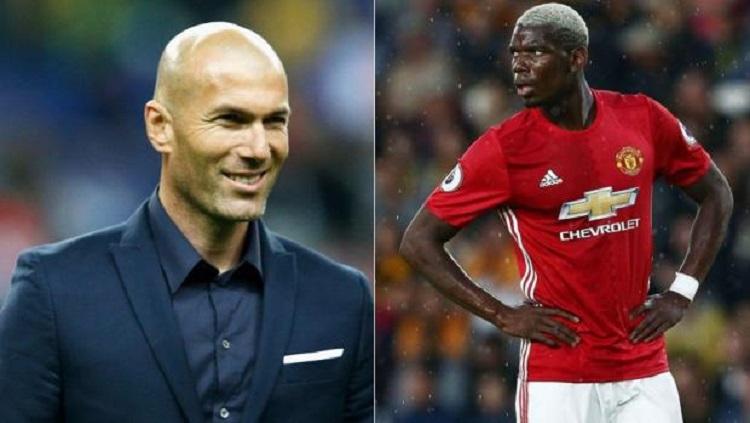 Zidane dikabarkan tertarik untuk memboyong Pogba ke Real Madrid