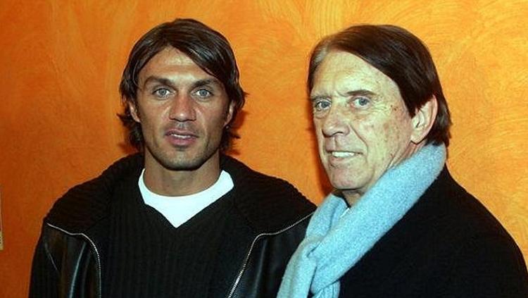 Paolo Maldini dan Ayahnya, Cesare Maldini - INDOSPORT