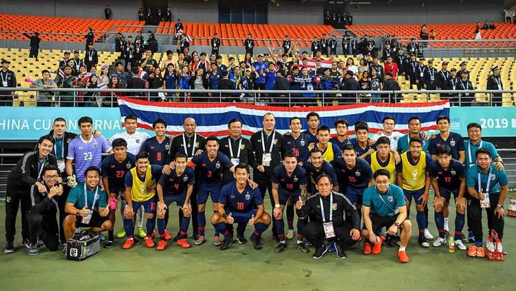 Thailand resmi mengumumkan 23 nama pemain untuk menghadapi Vietnam dan Timnas Indonesia di babak kedua Kualifikasi Piala Dunia 2022. - INDOSPORT