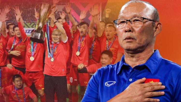 Menyindir Indonesia, Timnas Vietnam di bawah asuhan Park Hang-seo memiliki target di luar nalar pada 2020.