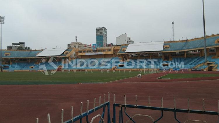 Salah satu stadion sepak bola tertua di Vietnam, Hang Day Stadium. Copyright: Zainal Hasan/FOOTBALL265.COM