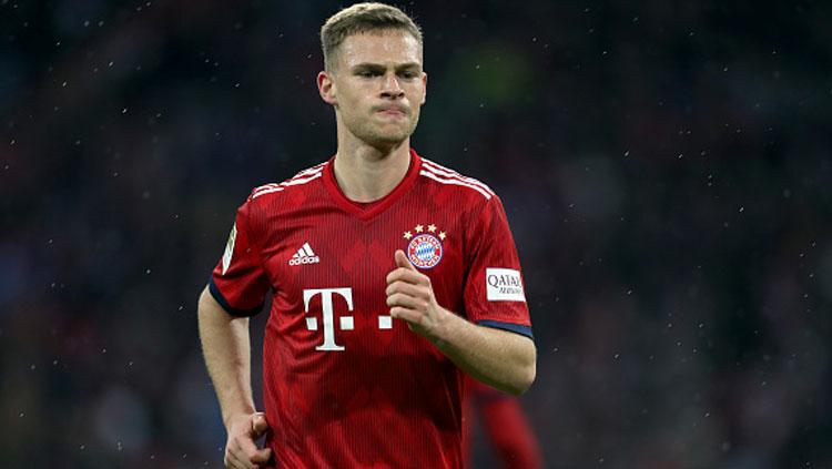 Joshua Kimmich, bek sayap Bayern Munchen. Copyright: A. Beier/Getty Images