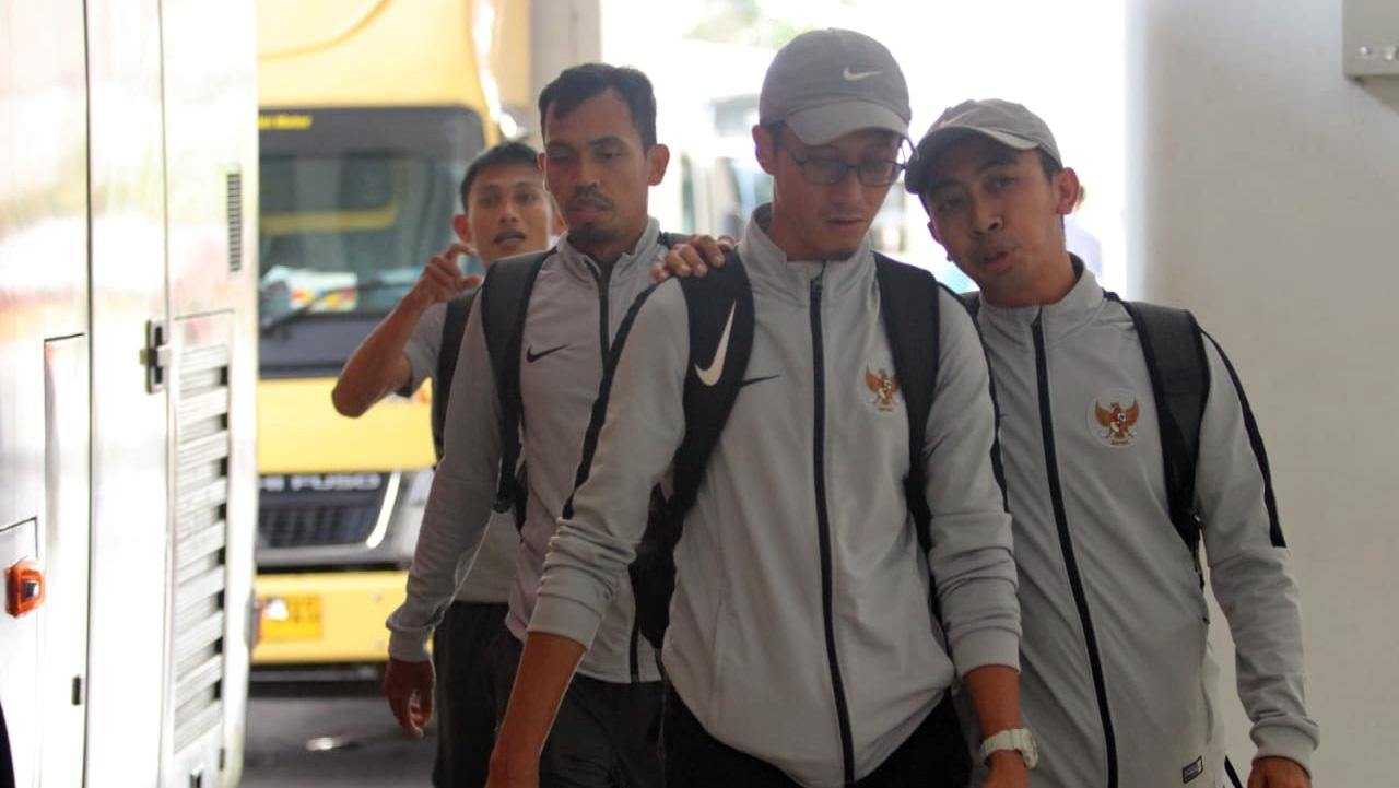 Official Timnas U-23 telah tiba di Indonesia. Copyright: Bandung Saputra/PSSI