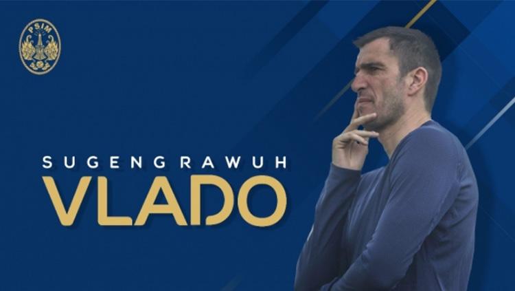 Pelatih Vladimir Vujovic resmi gabung PSIM Yogyakarta. Copyright: psimjogja.id