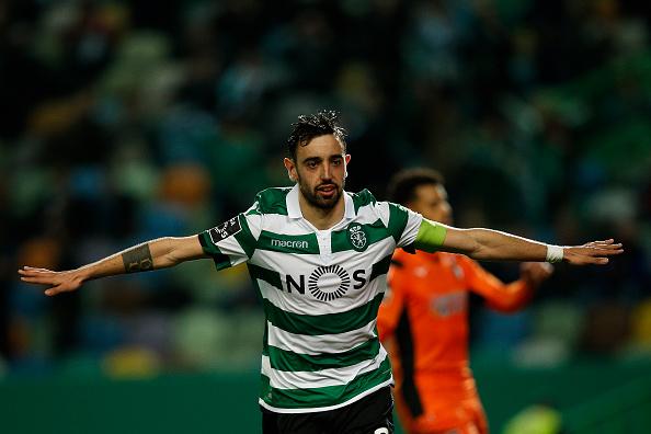 Bruno Fernandes, bek muda milik Sporting Lisbon. Copyright: Carlos Palma/NurPhoto via Getty Images
