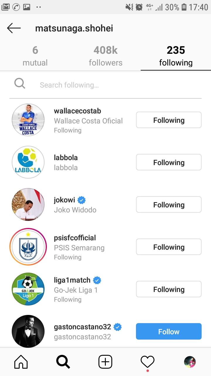 Shohei Matsunaga Follow Akun Resmi PSIS Semarang Copyright: Instagram/Shohei Matsunaga