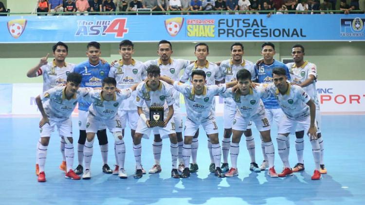 Para pemain Vamos Mataram di Final Futsal Pro League 2019