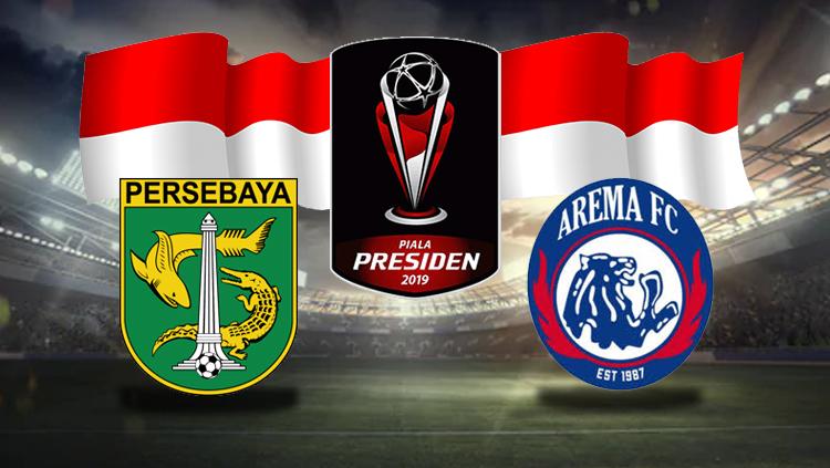 Persebaya Surabaya vs Arema FC menghiasi partai final Piala Presiden 2019.