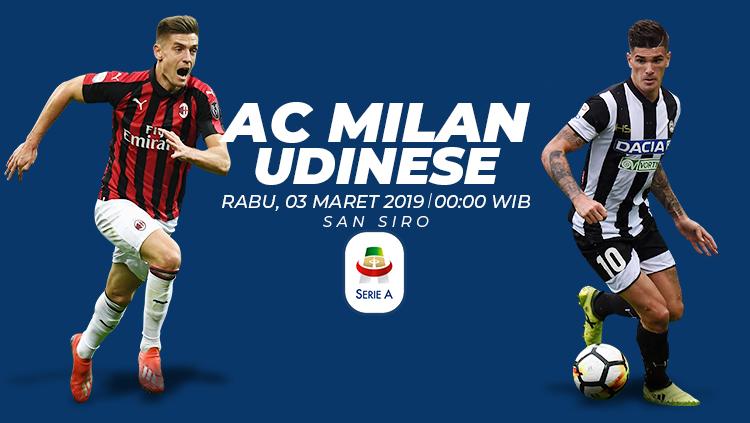 Prediksi Pertandingan Serie A Italia: AC Milan Vs Udinese - INDOSPORT