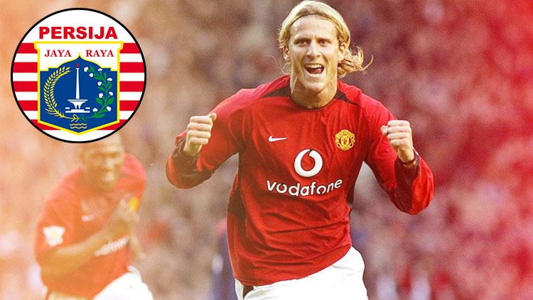 Diego Forlan eks pemain Manchester United.